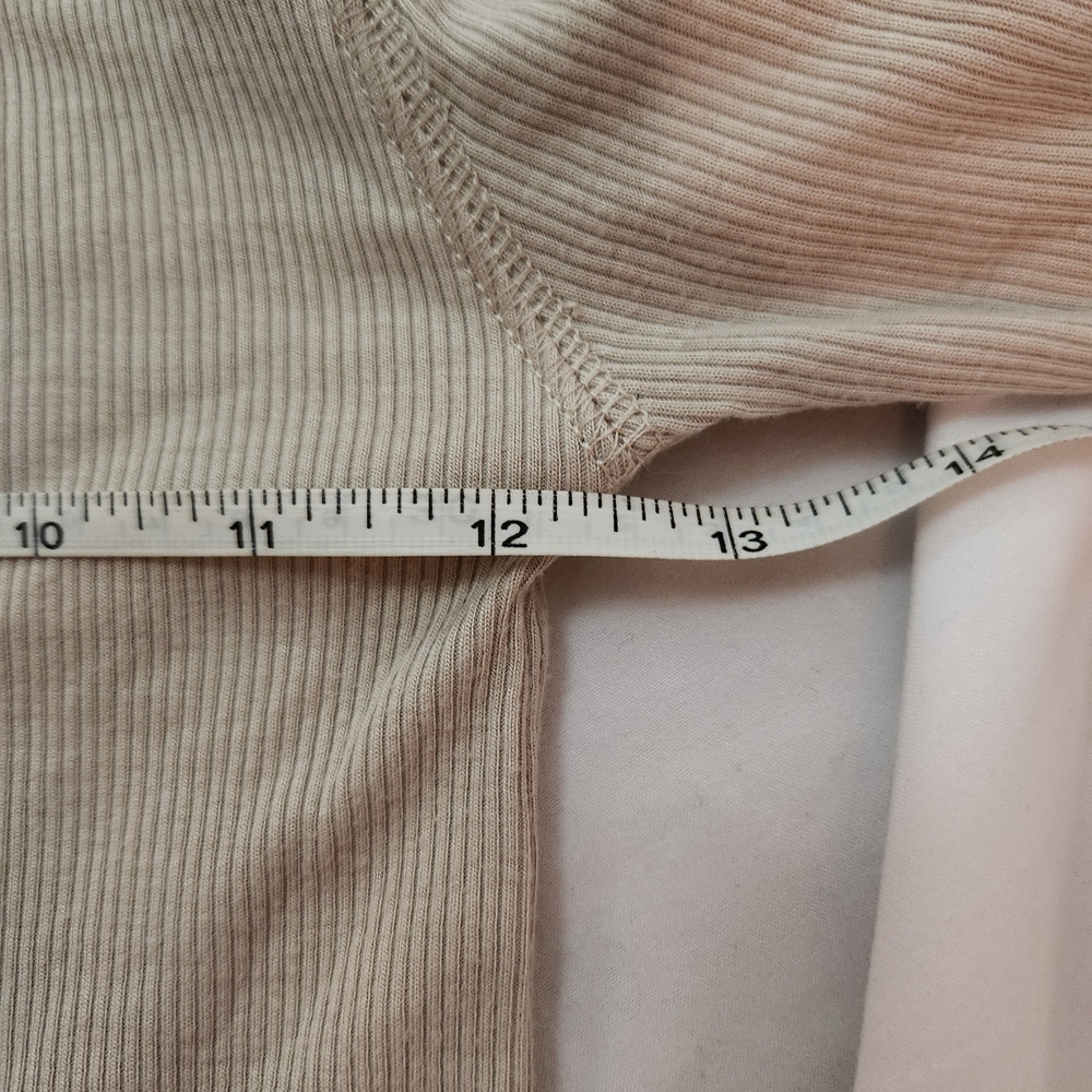 Joah Brown Ribbed Tan Top - Picture 7 of 10